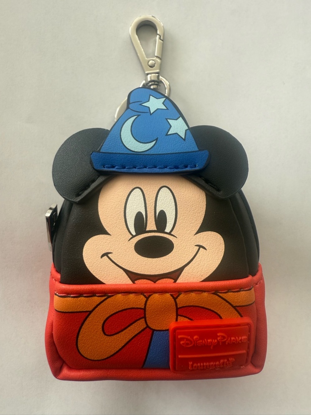New Loungefly Disney Sorcerer Mickey Mini Backpack Keychain Character Bag Charm